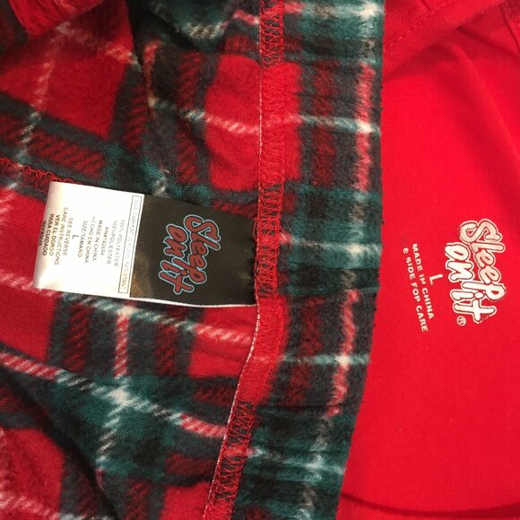 sz large Christmas pajamas tis the season by Sleep On It fleece bottoms - Picture 5 of 5